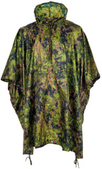 Poncho Rip Stop M05 camo MFH - Cusături Sudate, 100% Poliester