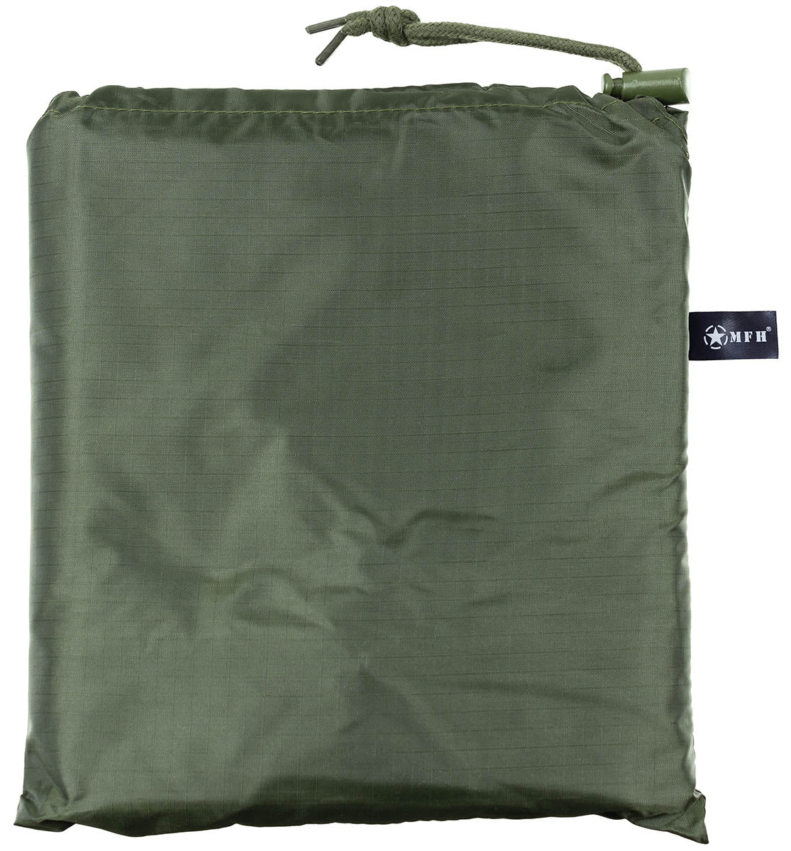 Poncho Rip Stop Oliv MFH - Impermeabil, Poliester 100%