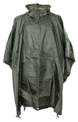Poncho Rip Stop Oliv MFH - Impermeabil, Poliester 100%