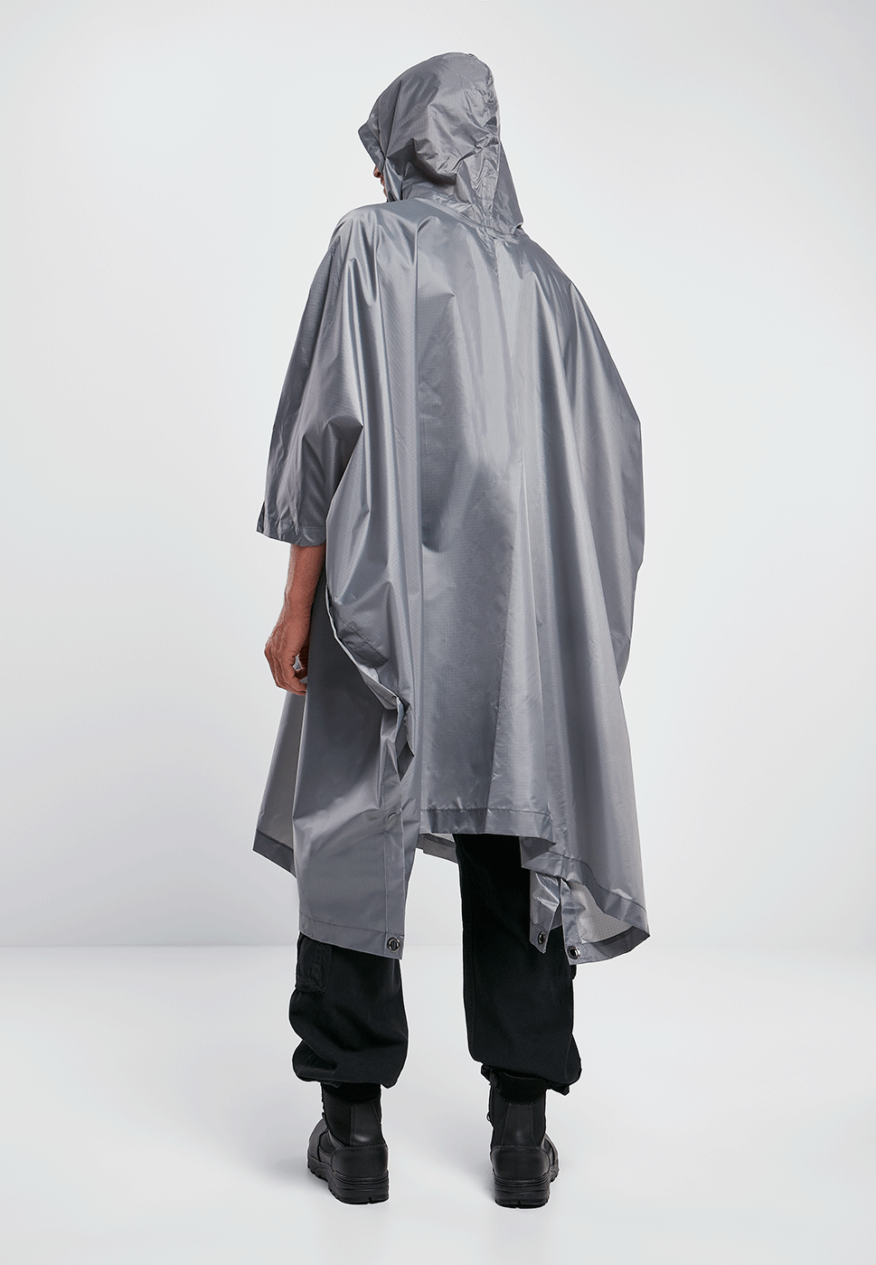 Poncho Ripstop Anthracite Brandit - Protectie Esentiala