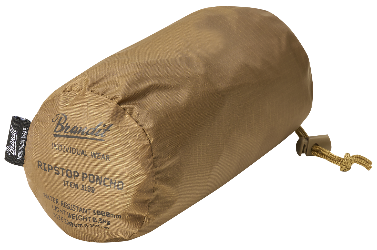 Poncho Ripstop Camel Brandit - Protectie Fara Compromis