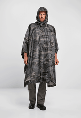 Poncho Ripstop Dark Camo Brandit - Protectie Esentiala