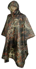Poncho Ripstop Flecktarn Brandit - Protectie Esentiala