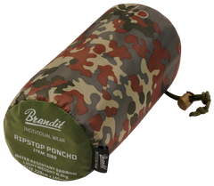 Poncho Ripstop Flecktarn Brandit - Protectie Esentiala