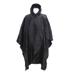 Poncho Ripstop Negru - Apărare Fără Compromis Împotriva Vremii