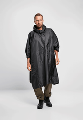 Poncho Ripstop Negru Brandit - Protectie Esentiala