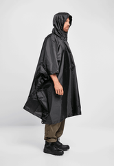 Poncho Ripstop Negru Brandit - Protectie Esentiala