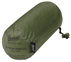 Poncho Ripstop Olive Brandit - Protectie Durabila in Orice Vreme