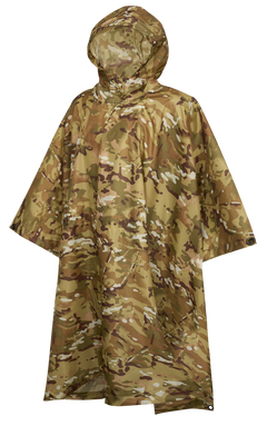 Poncho Ripstop Tactical Camo Brandit - Protectie Esentiala
