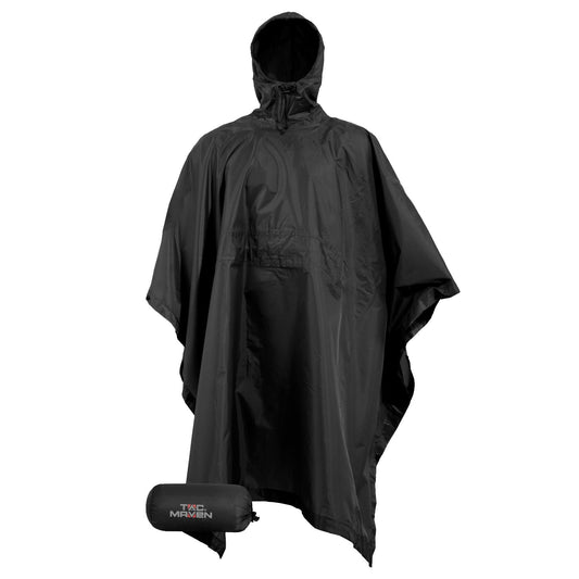 Poncho Thunder D07001 Black Pentagon Tactical - Protecție Integrală și Portabilitate Maximă