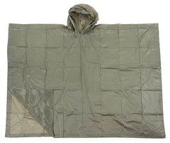 Poncho Vinyl Verde Oliv MFH - ca. 200x127cm, 0,12mm