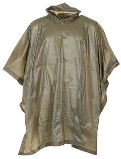 Poncho Vinyl Verde Oliv MFH - ca. 200x127cm, 0,12mm