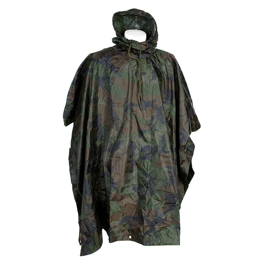 Poncho Zwaar Woodland Woodland - Protecție Integrală & Portabilitate Maximă