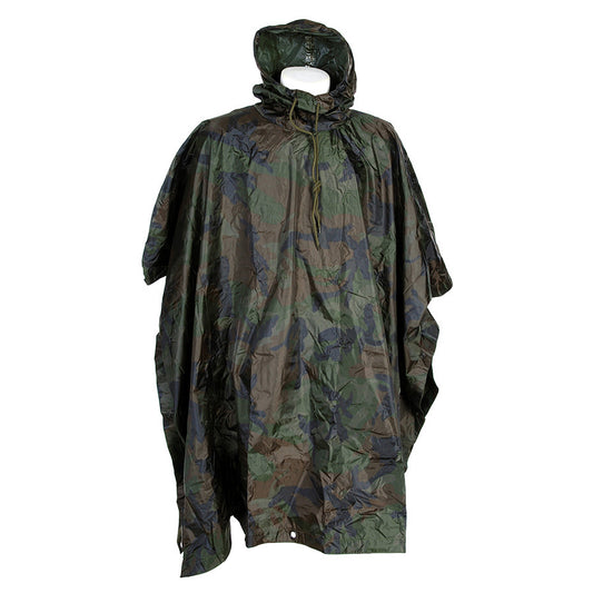 Poncho Zwaar Woodland Woodland - Protecție Integrală & Portabilitate Maximă