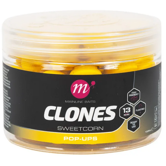 Pop-Up Clones Mainline - Sweetcorn 13mm, Momeală Super Atracție - 1