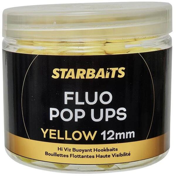 Pop-Up Fluo Galben 16mm Starbaits - Atractivitate Maximă, Vizibilitate sporită
