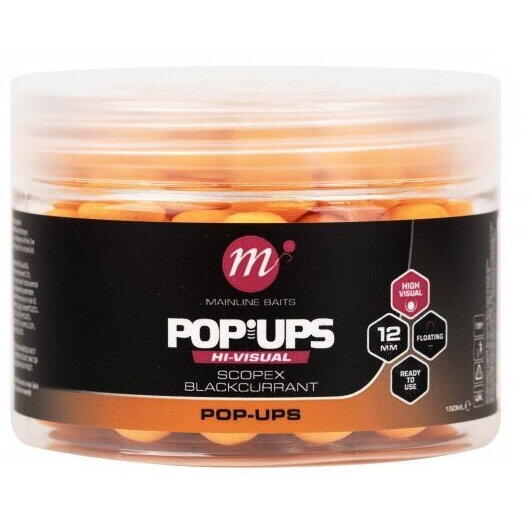 Pop-Up Fluo Scopex & Blackcurrant Mainline - Atracție Imediată, 12mm - 1