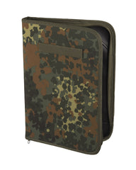 Port Document BW Commander Mil-Tec – mapă închisă cu fermoar, vedere din față