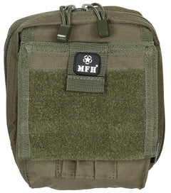 Port Hartă MOLLE Kartentasche Oliv MFH - Compartiment transparent, Curele detașabile