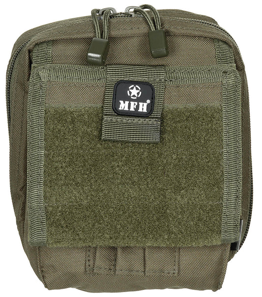 Port Hartă MOLLE Kartentasche Oliv MFH - Compartiment transparent, Curele detașabile