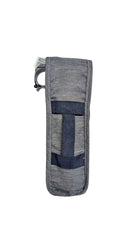 Port Husa Toc Spray Urs 150-220 ml, Bear Stopper, cu accces rapid, prindere pe Centura si la rucsac, gri