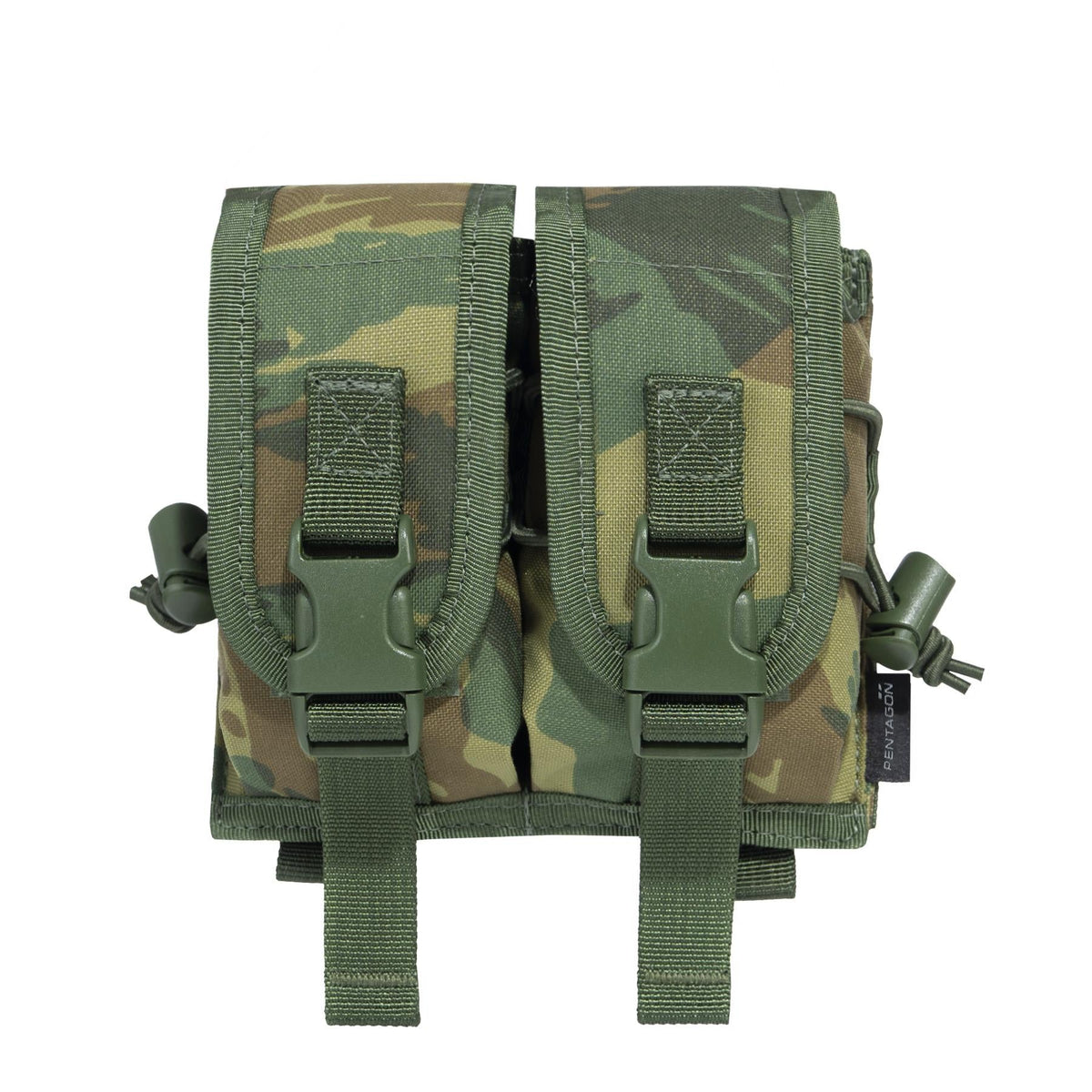 Port Incarcator Double Multi Pouch Camo -Camo Gr.camo Pentagon Tactical - Fiabilitate și Adaptabilitate în Teren