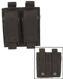 Port-Încărcător Dublu Mil-Tec pentru Curea – Velcro Reglabil, Negru