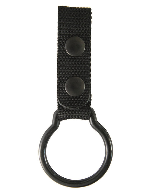 Port Lanternă Mil-Tec Security – Diametru 3,5 cm, Prindere pe Curea, Negru