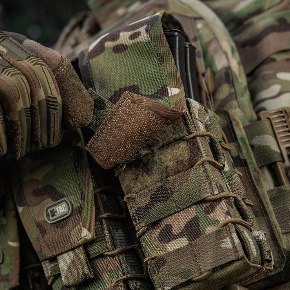 Portîncărcător Dublu AK M-Tac cu Capac Gen.III - Multicam