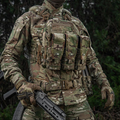 Portîncărcător Dublu AK M-Tac cu Capac Gen.III - Multicam