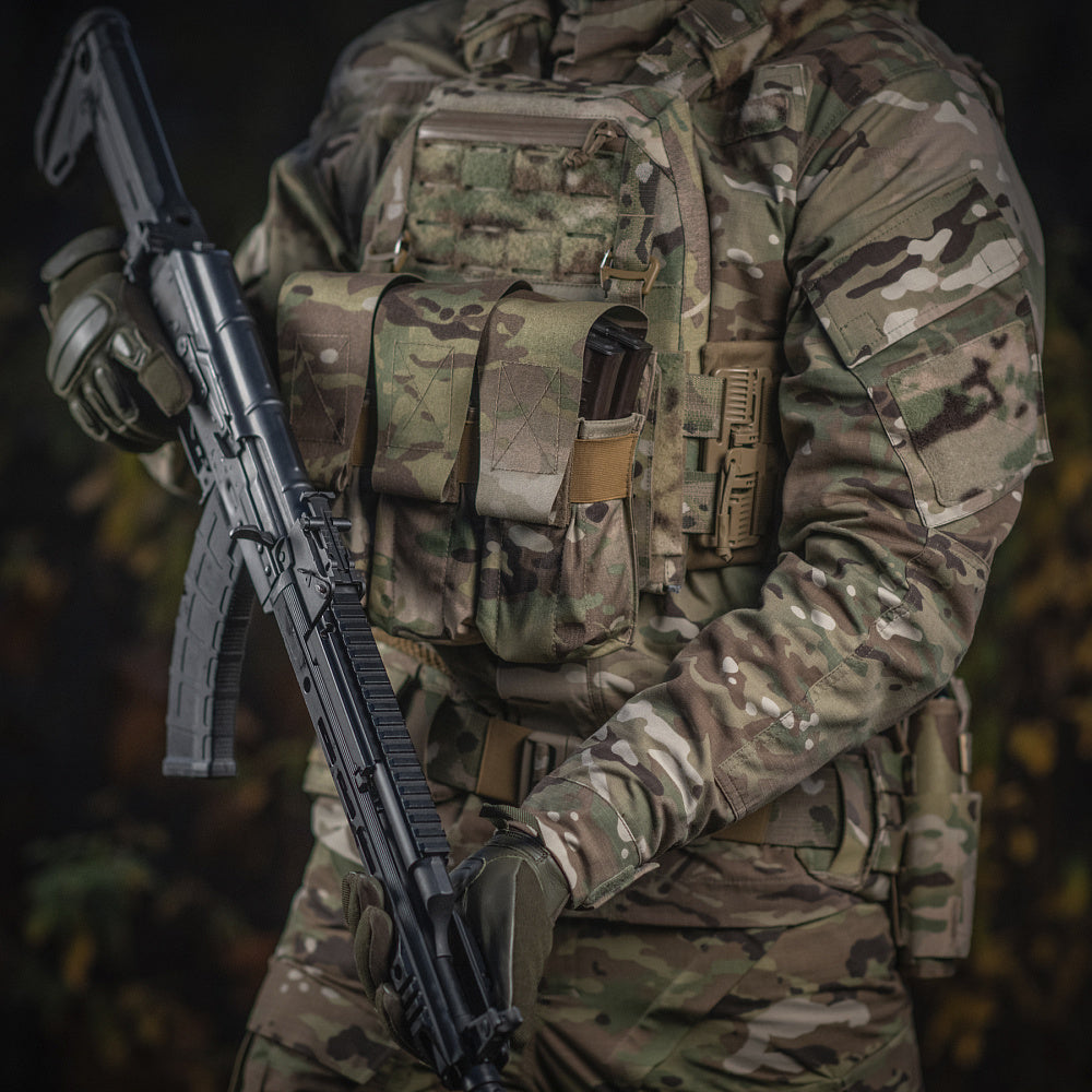 Portîncărcător Dublu M-Tac Closed-Type - Multicam