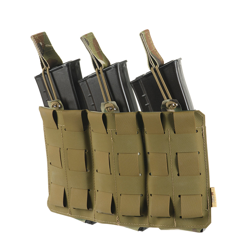 Portîncărcător Triplu M-Tac Elite Laser Cut - Multicam