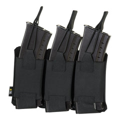 Portîncărcător Triplu M-Tac Elite Laser Cut - Negru