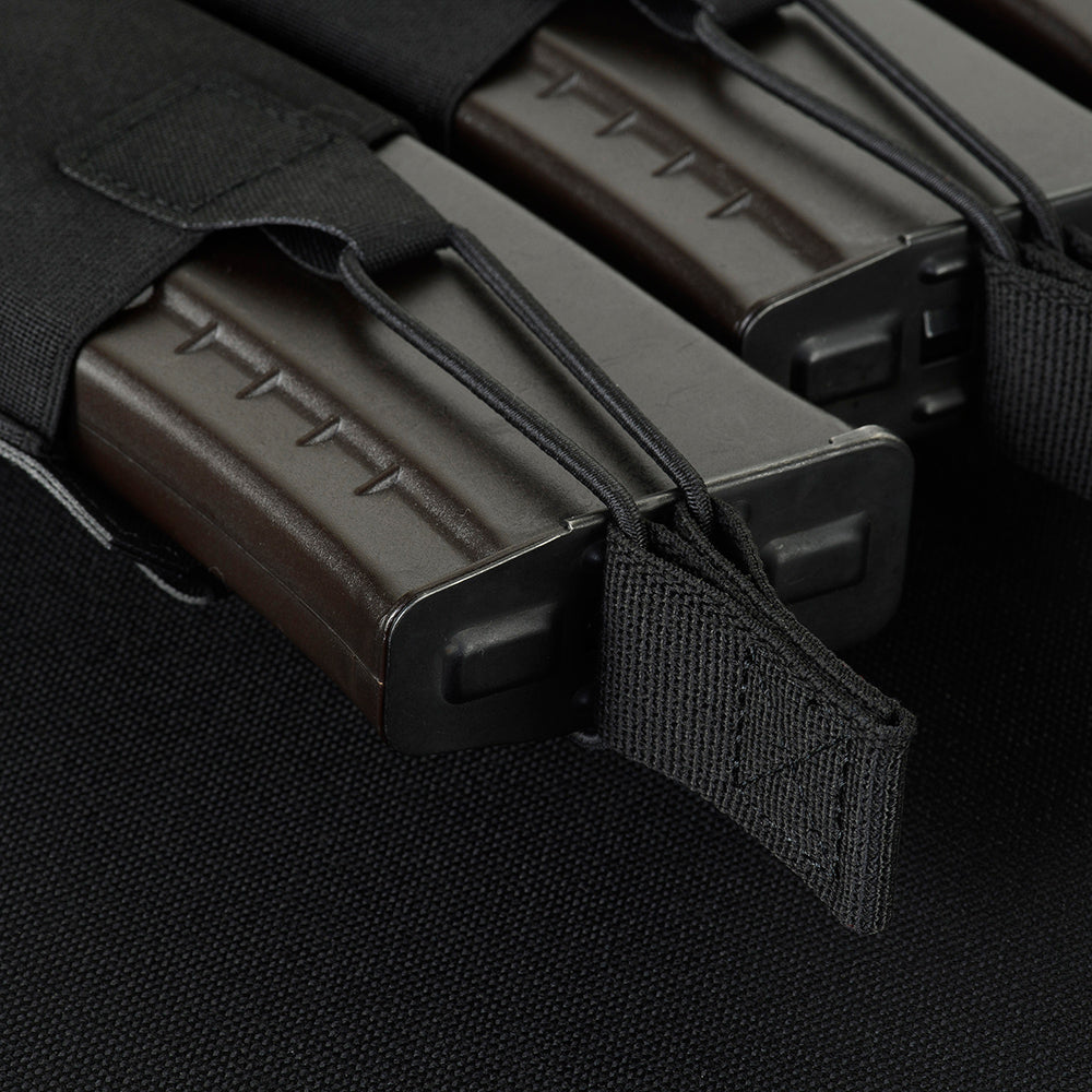 Portîncărcător Triplu M-Tac Elite Laser Cut - Negru