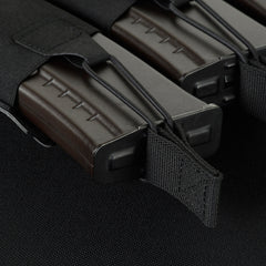 Portîncărcător Triplu M-Tac Elite Laser Cut - Negru