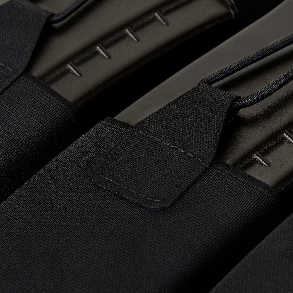 Portîncărcător Triplu M-Tac Elite Laser Cut - Negru