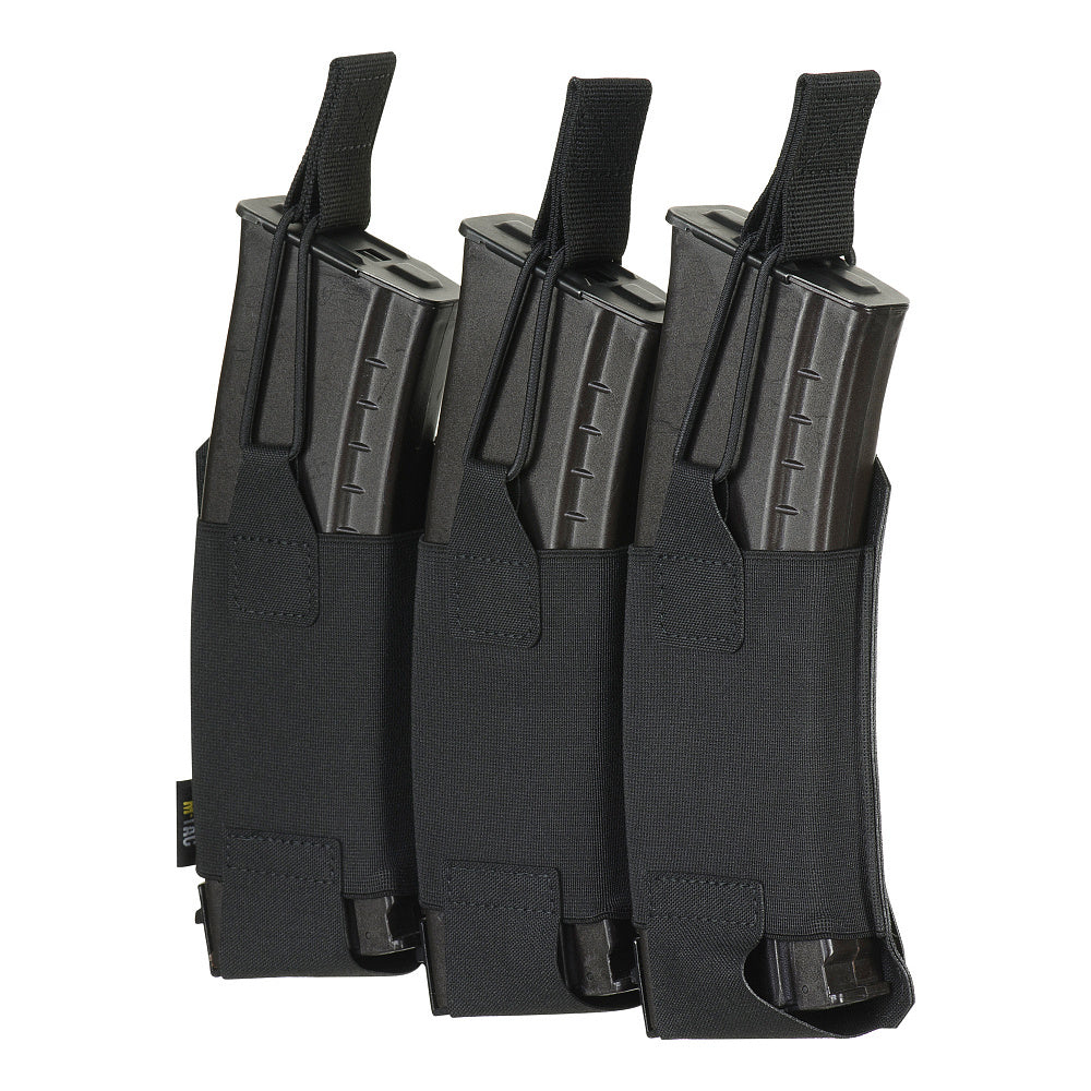 Portîncărcător Triplu M-Tac Elite Laser Cut - Negru