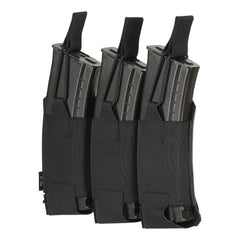 Portîncărcător Triplu M-Tac Elite Laser Cut - Negru