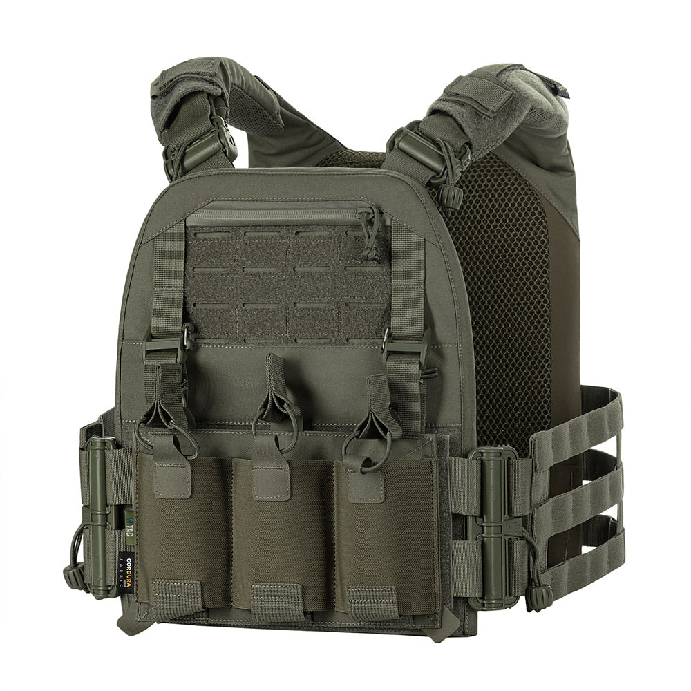 Port-Placă Tactic Cuirass FAST Elite M-Tac - Ranger Green L