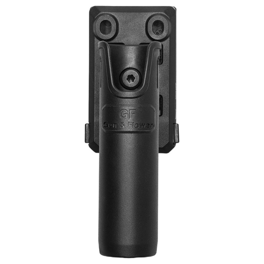 Suport baston telescopic GUNFLOWER 360° – compatibil 26–28 mm, mobilitate și siguranță tactică