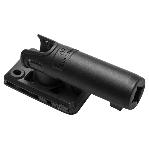 Suport baston telescopic GUNFLOWER 360° – compatibil 26–28 mm, mobilitate și siguranță tactică