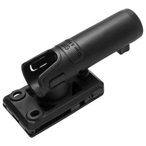 Suport baston telescopic GUNFLOWER 360° – compatibil 26–28 mm, mobilitate și siguranță tactică