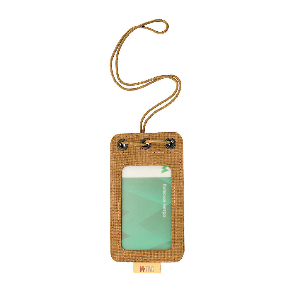 Portcard Tactic M-Tac pentru ID cu Panou Transparent - Coyote