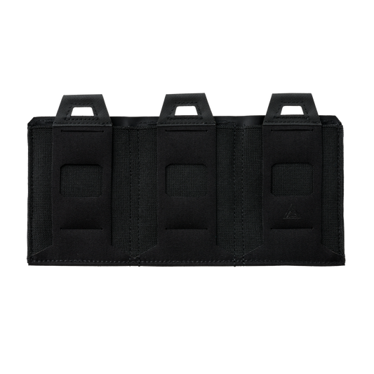 Portîncărcător Helikon-Tex Triple Flat Elastic MOLLE Negru