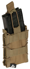 Portmagazie "Bungee Lock" Coyote MFH - Compatibil 5.56, MOLLE