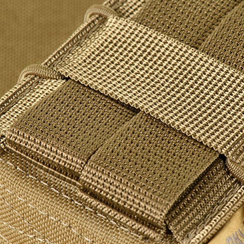 Portmagazie Dublă Deschisă M-Tac AK Laser Cut - Coyote