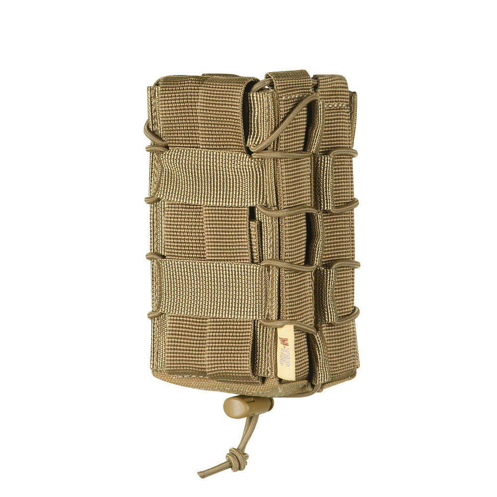 Portmagazie Dublă Deschisă M-Tac AK Laser Cut - Coyote