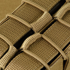Portmagazie Dublă Deschisă M-Tac AK Laser Cut - Coyote