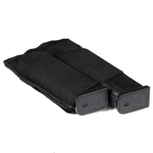 Portmagazie Pistol Dublu Elastic LQ16011-2 Negru - Acces Rapid și Securizat