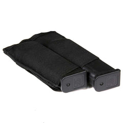 Portmagazie Pistol Dublu Elastic LQ16011-2 Negru - Acces Rapid și Securizat
